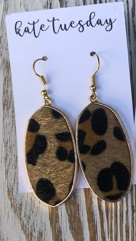 Cheetah Leopard Earrings